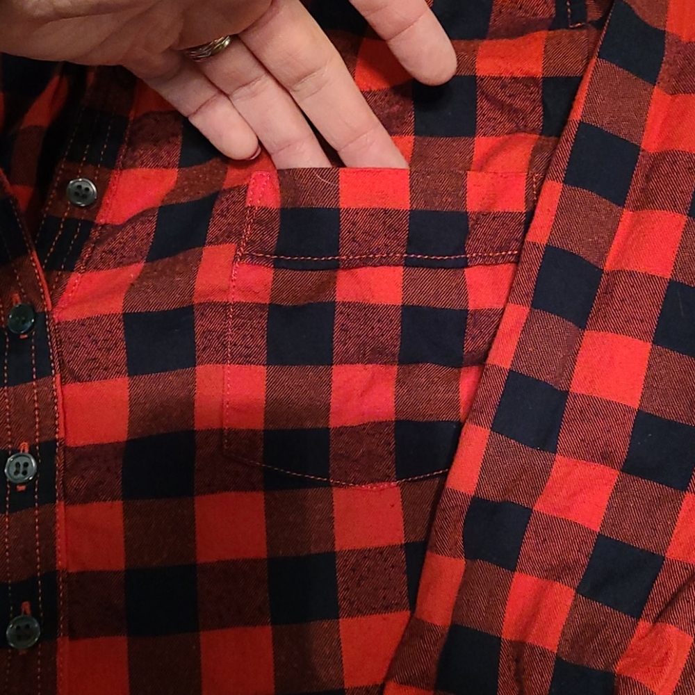 Jcrew Flannel Pullover - image 3